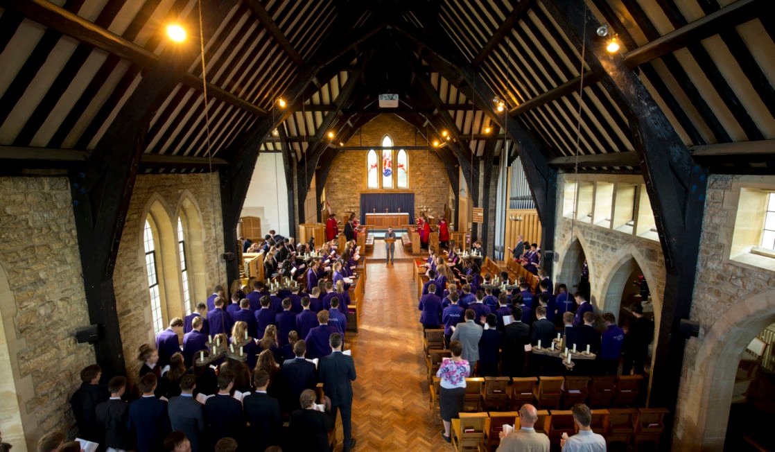 wycliffe college chapel balcony view