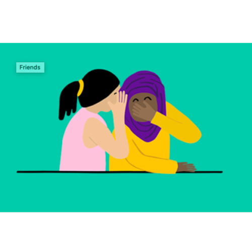 friends talking icon