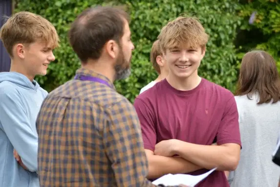 GCSEs results day at Wycliife